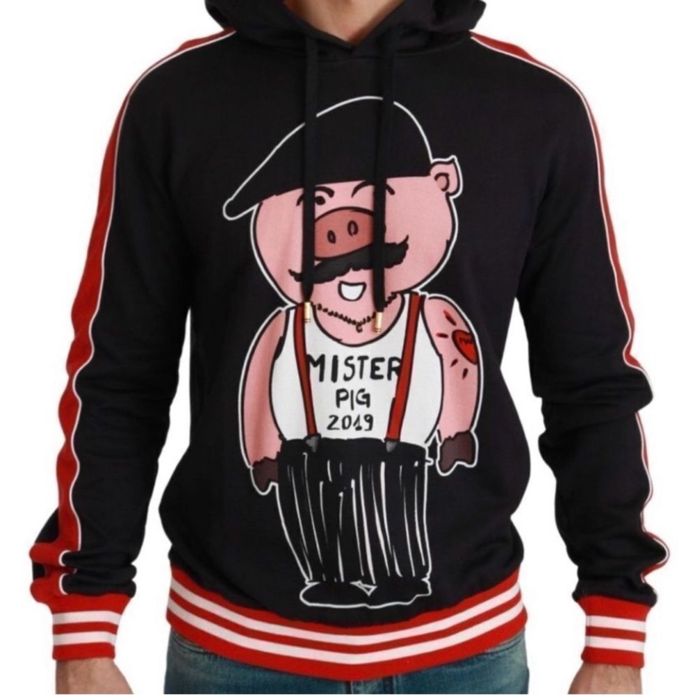 NWT THE SET of Dolce & Gabanna Mr Pig 2019 Sweatpants & Hoodie